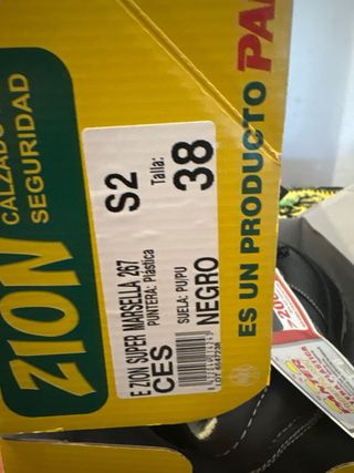 Botas de seguridad ZION S2 - Talla 38