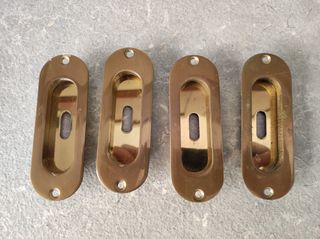 4 Maniglie Oro Porta Scorrevole