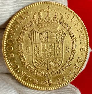 8 Escudos Oro México 1783 Carlos III