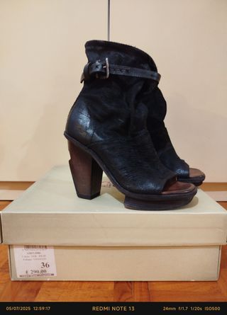 A.S.98 Stivaletti Neri 36