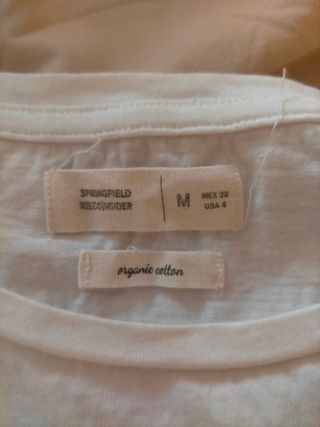 Camiseta Springfield blanca M