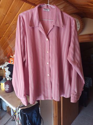 Blusa rosa mujer XXL