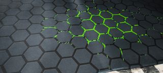 Alfombrilla gaming hexagonal