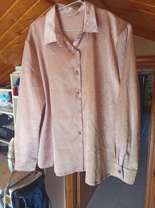 Blusa beige 7XL (talla 54)