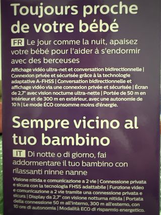 Vigilabebés Philips Avent SCD833 A Estrenar