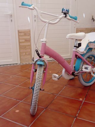 Bicicleta niña rosa