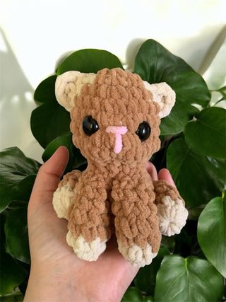 Peluche de garito amigurumi