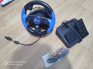 Volante Safari wheel PS2 con Pedales