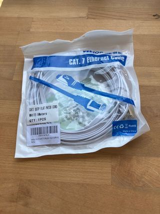 Cable Ethernet Cat7 Verop - 5m Blanco