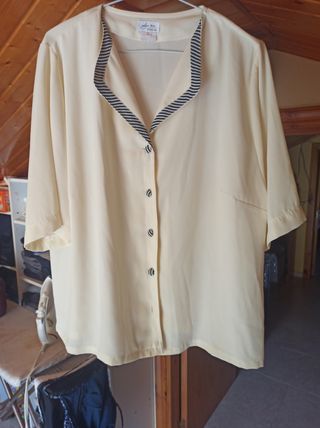 Blusa Selene Moda 7XL amarilla