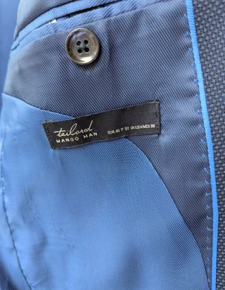 Traje de caballero 