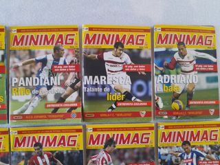 LOTE DE 12 MINIMAG Liga 2007-08 Eto'o, Kanouté...