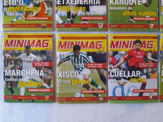 LOTE DE 12 MINIMAG Liga 2007-08 Eto'o, Kanouté...