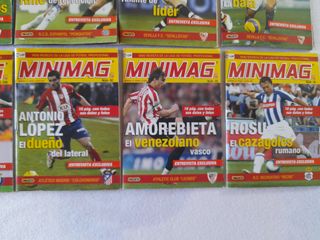 LOTE DE 12 MINIMAG Liga 2007-08 Eto'o, Kanouté...