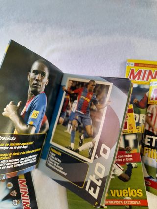 LOTE DE 12 MINIMAG Liga 2007-08 Eto'o, Kanouté...