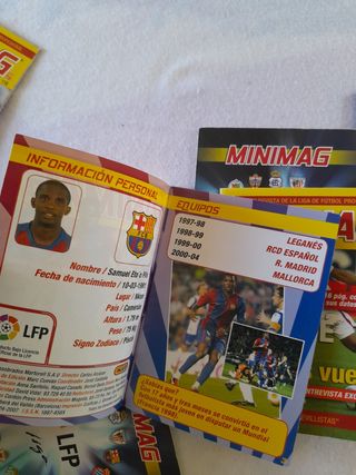 LOTE DE 12 MINIMAG Liga 2007-08 Eto'o, Kanouté...