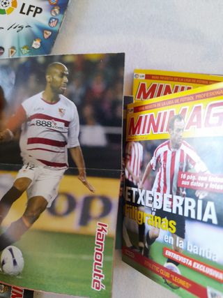 LOTE DE 12 MINIMAG Liga 2007-08 Eto'o, Kanouté...