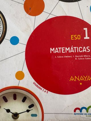 Matemáticas 1. (Trimestres - Colegios Bilingües)