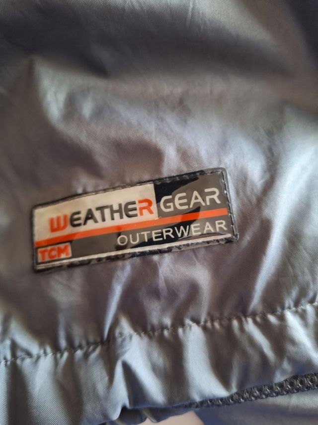 Cortavientos gris hombre