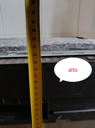 Lavavajillas Teka nuevo, es para encastre.