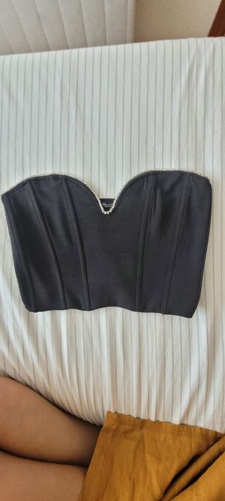 Top negro Zara - palabra de honor M