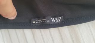 Top negro Zara - palabra de honor M