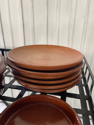 Cazuelas y Platos Terracota