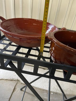 Cazuelas y Platos Terracota