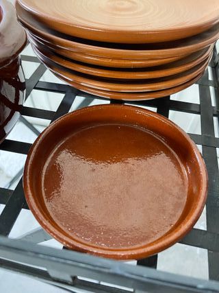 Cazuelas y Platos Terracota