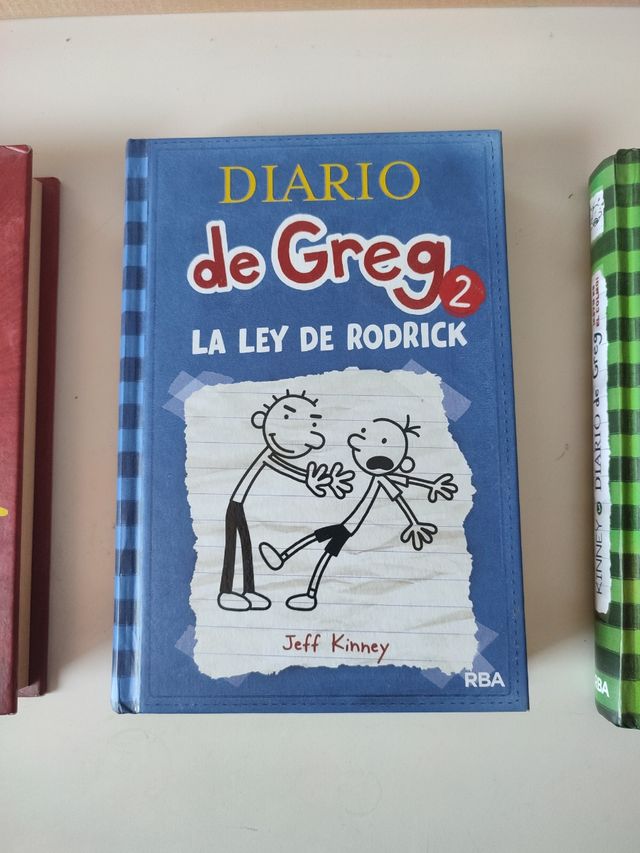 Lote de 4 libros Diario de Greg y Rowley