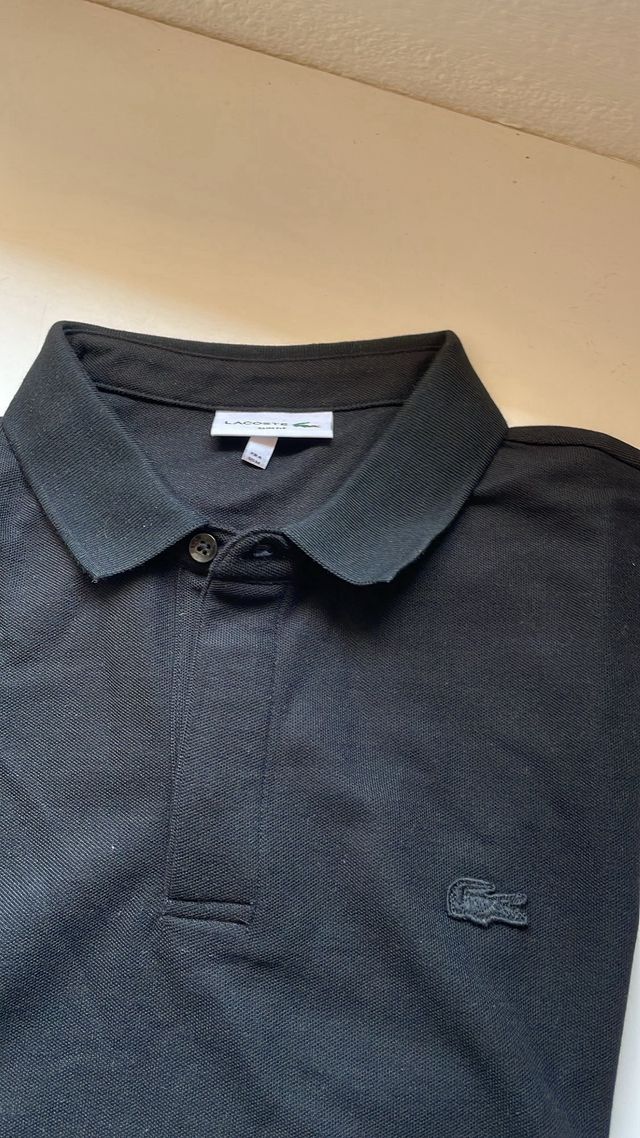 Polo Lacoste negro