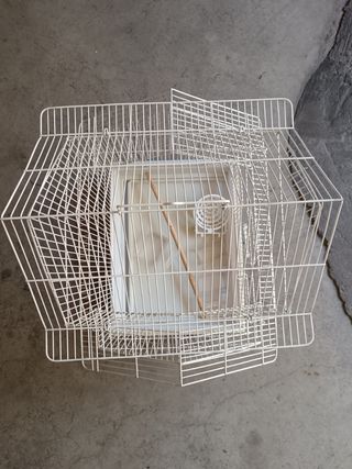Jaula pajaros 70cms de alto
