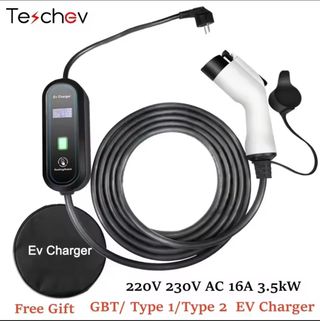 Cargador EV 3.5kW - GBT/Tipo 1/2