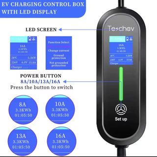 Cargador EV 3.5kW - GBT/Tipo 1/2