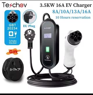 Cargador EV 3.5kW - GBT/Tipo 1/2