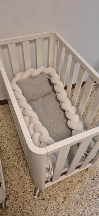 Minicuna Cotinfant blanca, 2 unidades