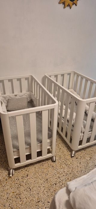 Minicuna Cotinfant blanca, 2 unidades