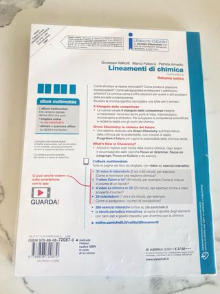 libro lineamenti di chimica