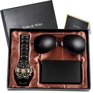 Pack regalo Keller & Weber: reloj, gafas y cartera