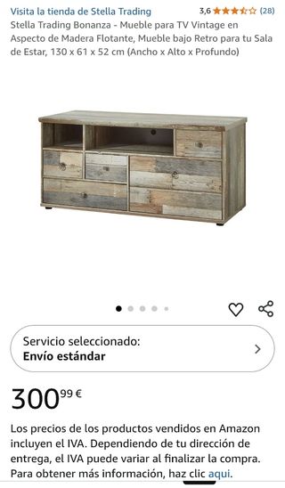 Mueble TV vintage 130cm