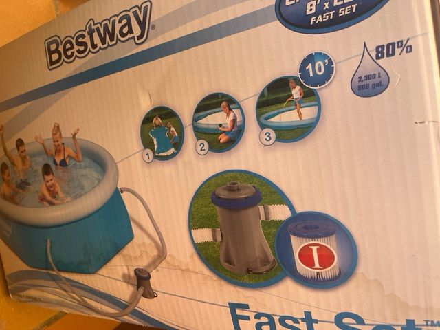 Piscina hinchable 2,44m x 66cm