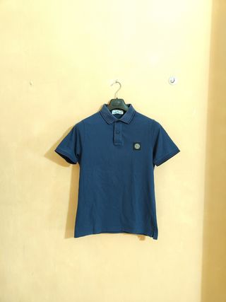 Polo Stone Island Uomo Tg L Blu