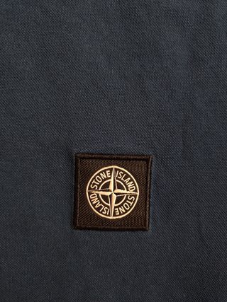 Polo Stone Island Uomo Tg L Blu