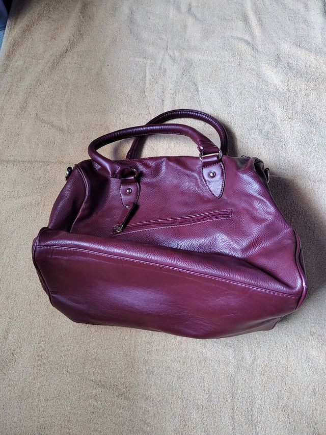 Bolso bandolera marrón morado