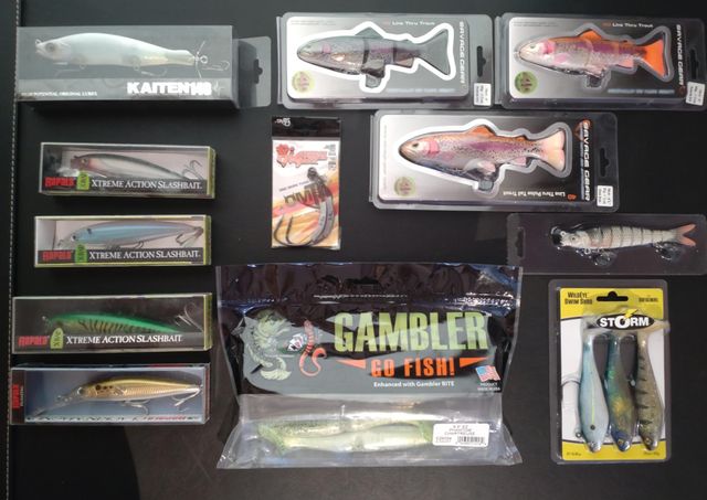 Lote señuelos Lucio, Black Bass, NUEVOS