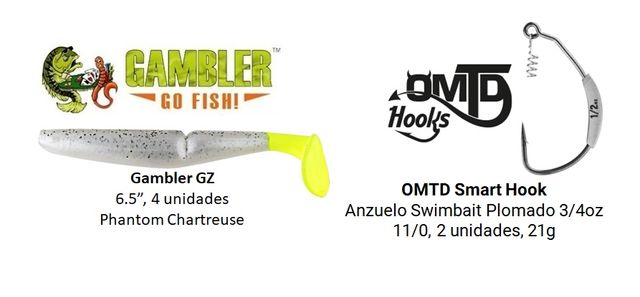 Lote señuelos Lucio, Black Bass, NUEVOS