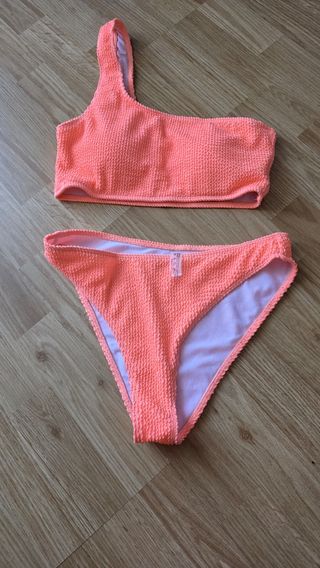 Bañador bikini naranja talla 38