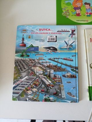 3 libros (Busca en los barcos y puertos y 2 más.