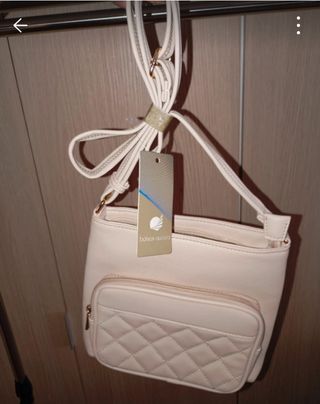 Bolso Aurora beige bandolera