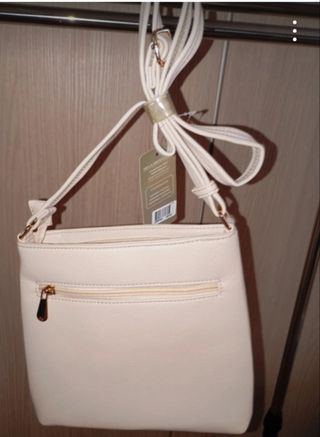 Bolso Aurora beige bandolera